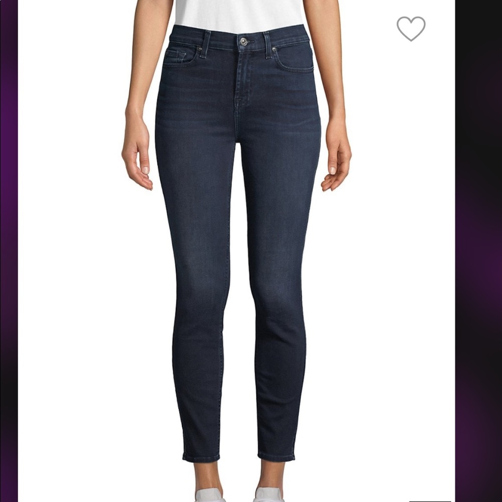 7 for all mankind, high waist ankle gwenevere, 25